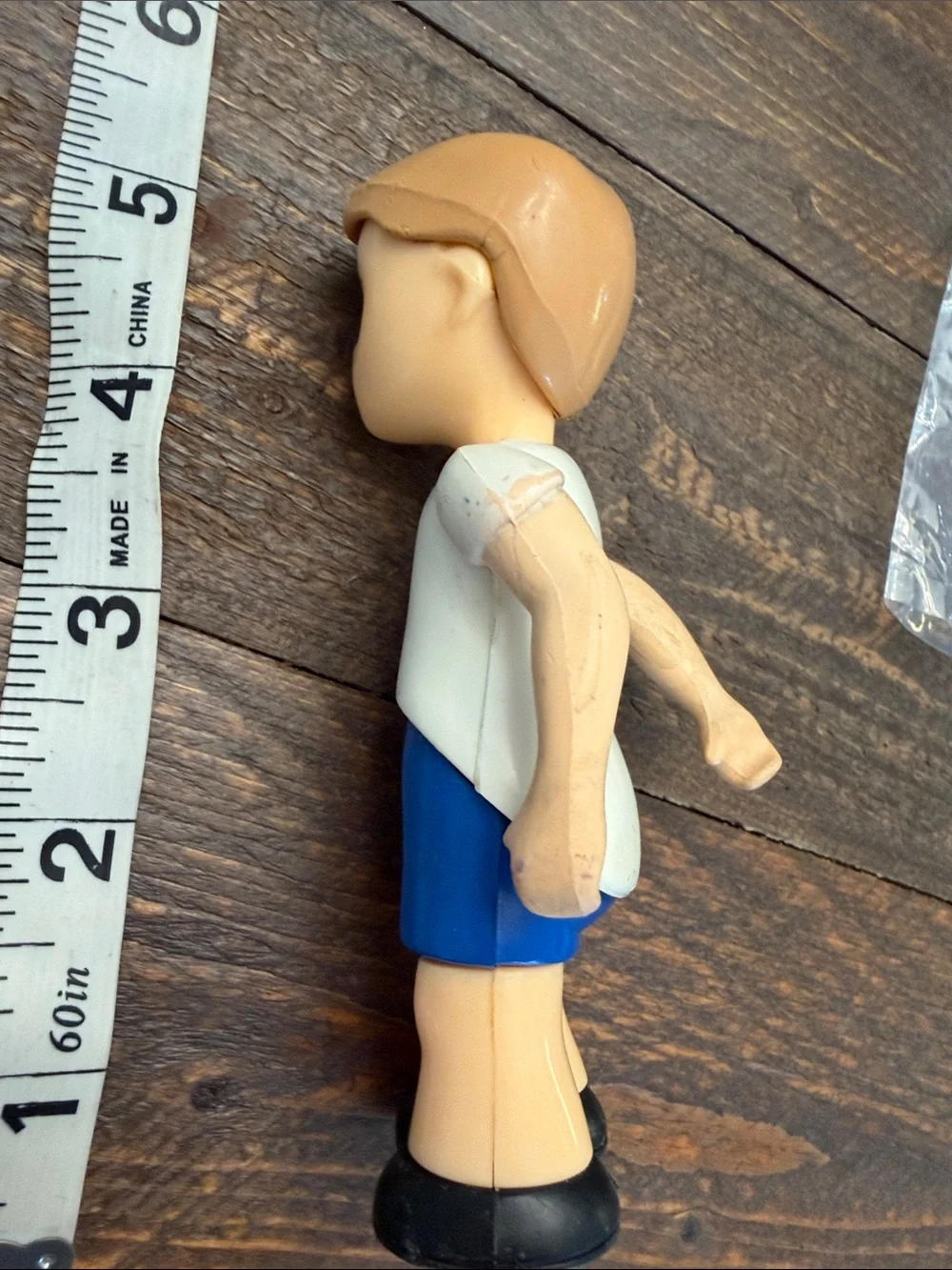 Little Tikes Dollhouse Boy Brother Son Doll In White Short-Sleeved Shirt #1 GUC